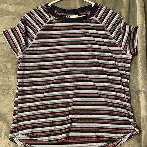 Multi colored strap crop